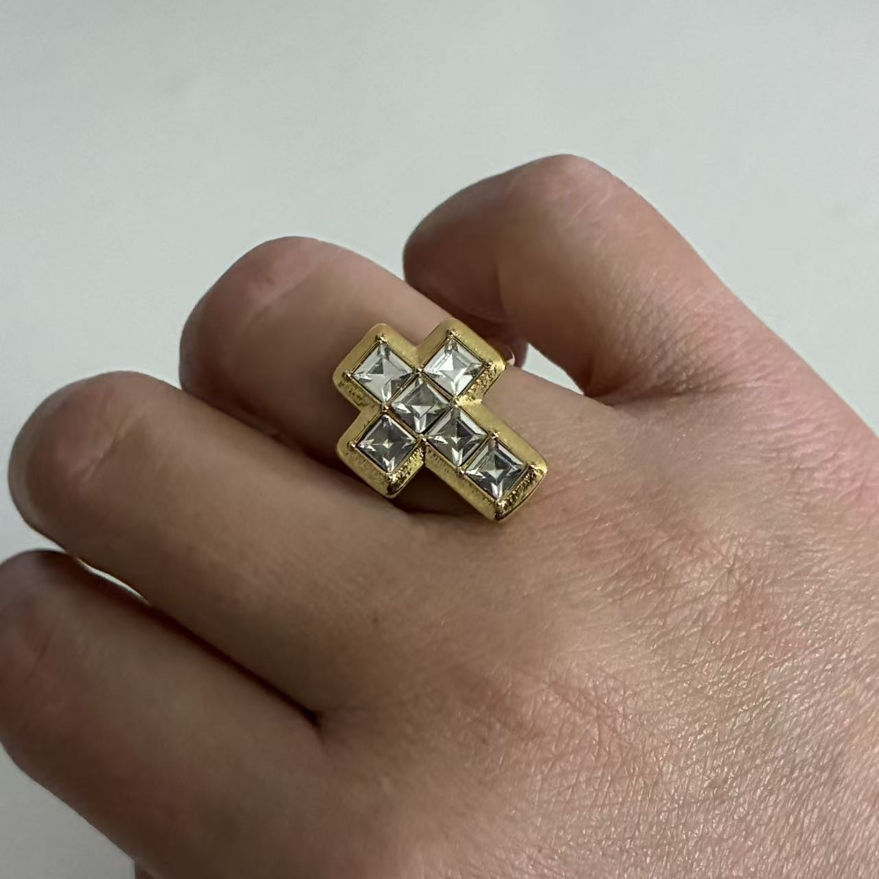 Anello Croce di Luce