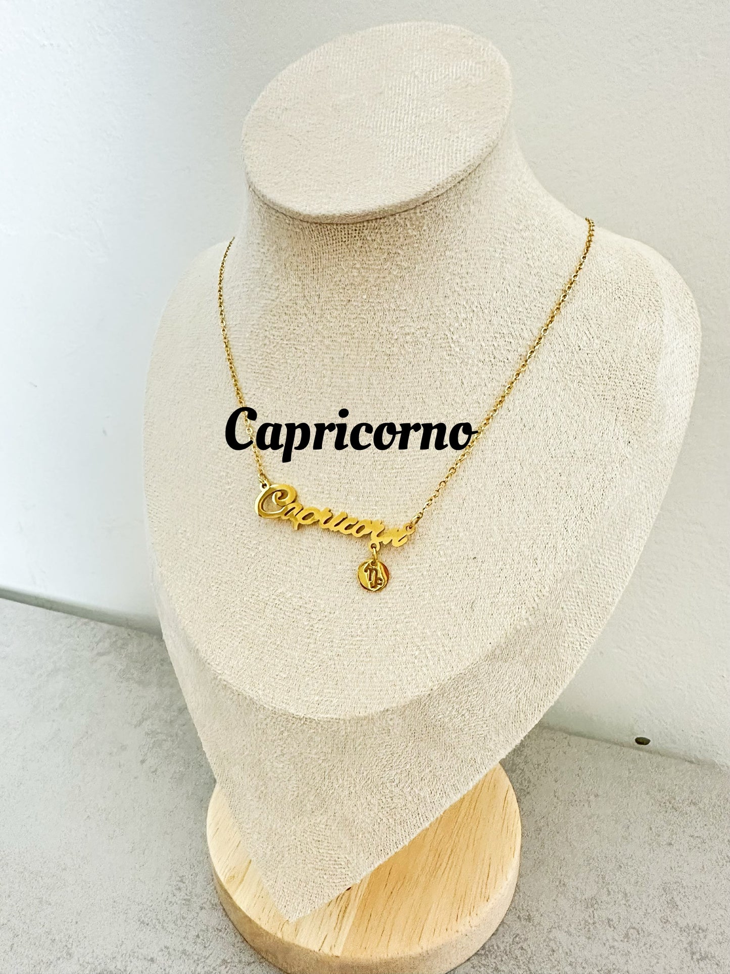 Collane zodiacali in acciaio inox (CZ1)lunghezza 45cm