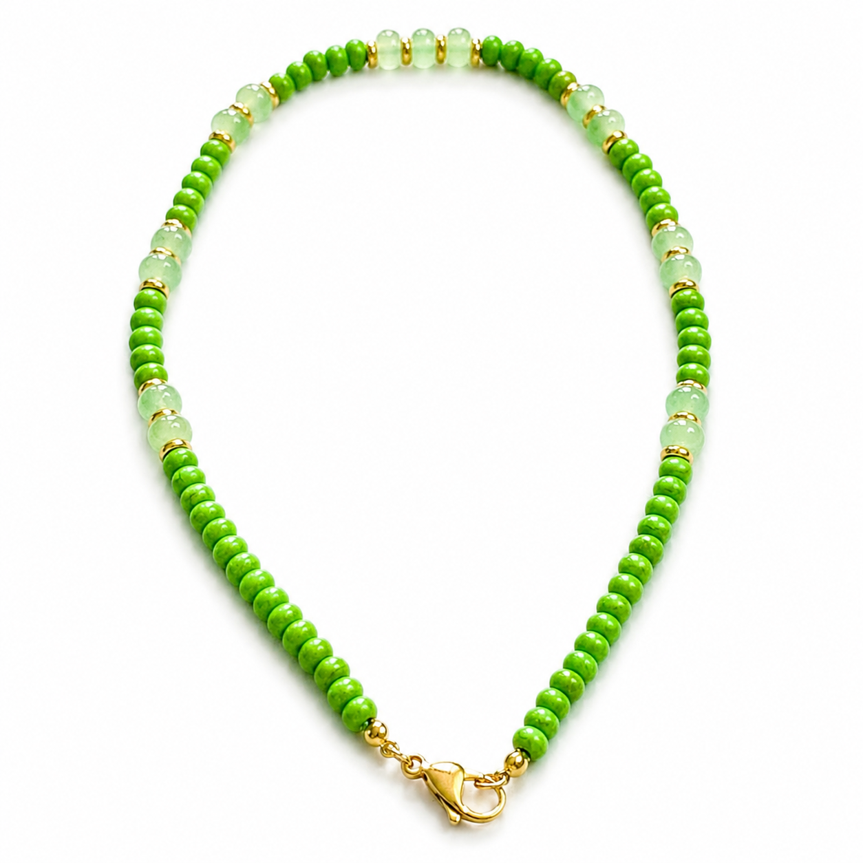 Collana “Armonia di Perle” | 41cm | in acciaio inox