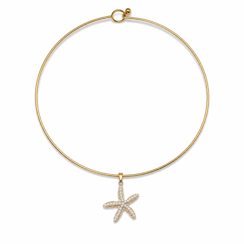 Collana “Orbita Marina” | in acciaio inox