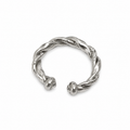 Anello “Twist” | in acciaio inox