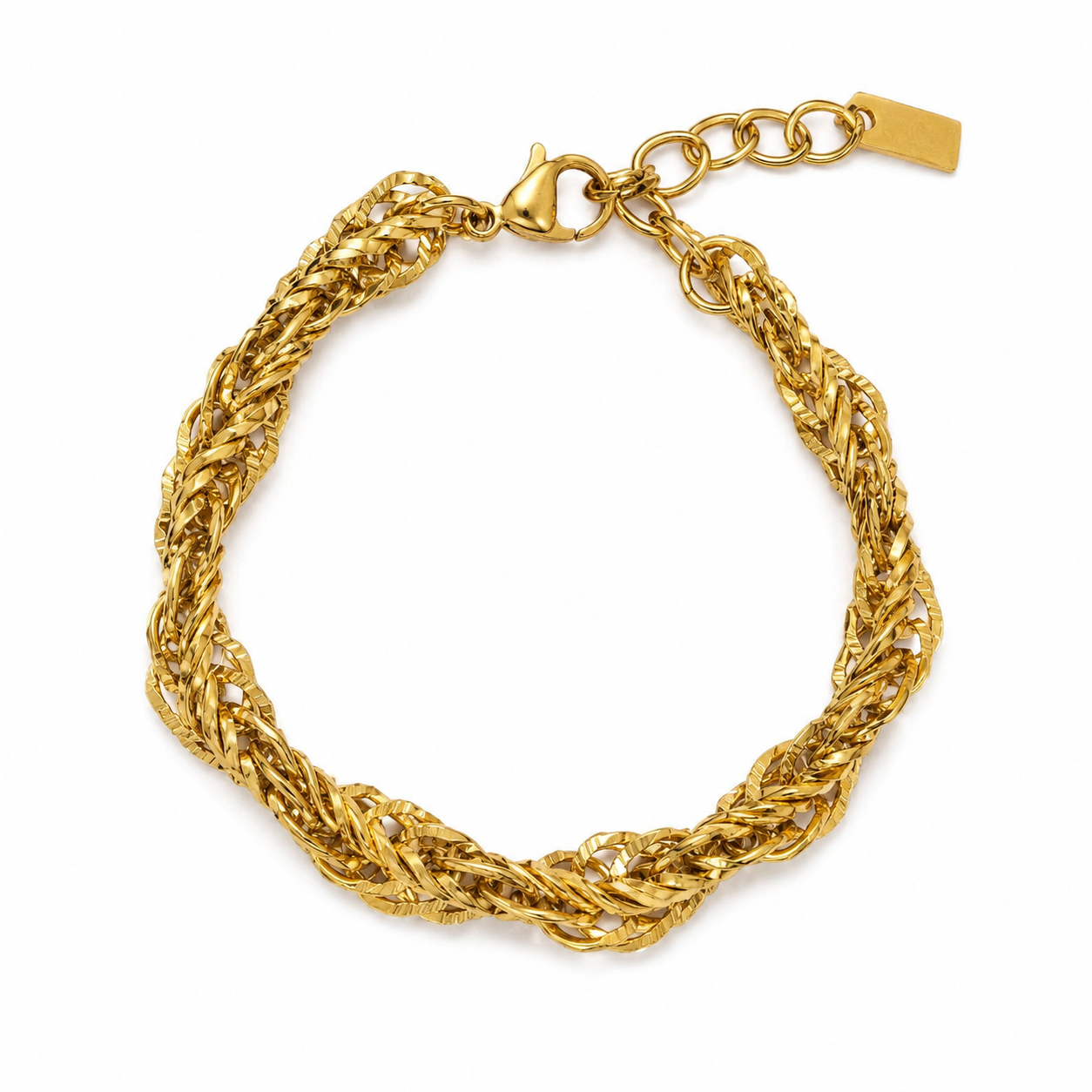 Bracciale “Tressé” | in acciaio inox