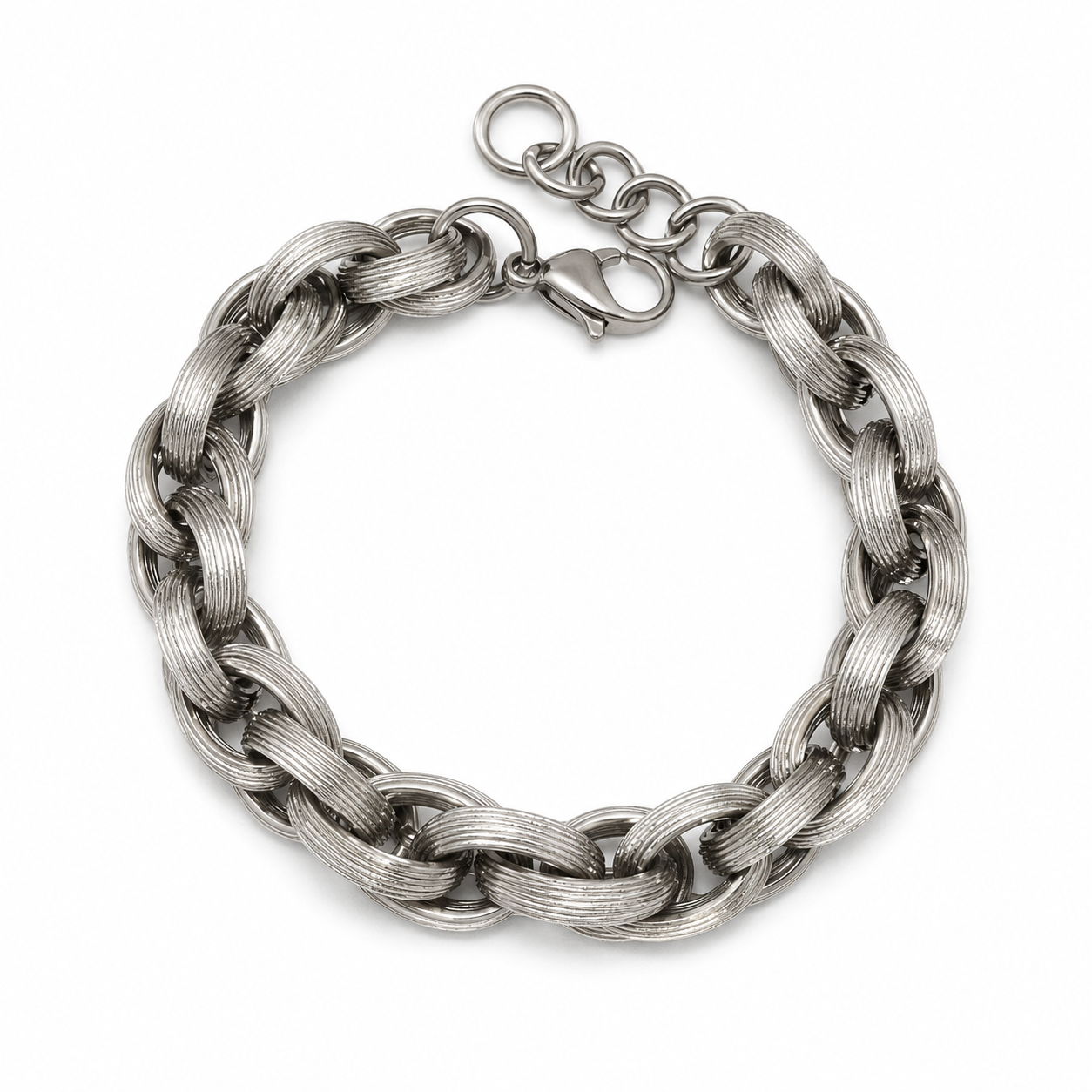 Bracciale “Texture” | in acciaio inox