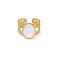 Anello “Nacre” | in acciaio inox