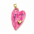 Ciondolo “Cuore Dipinto” | in acciaio inox