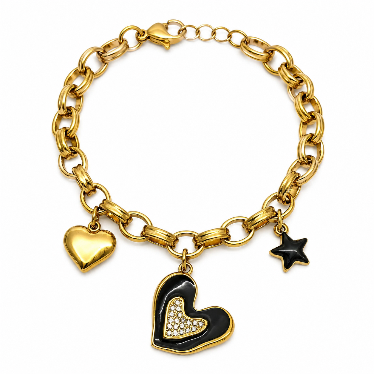 Bracciale “Cuore Ribelle” | in acciaio inox
