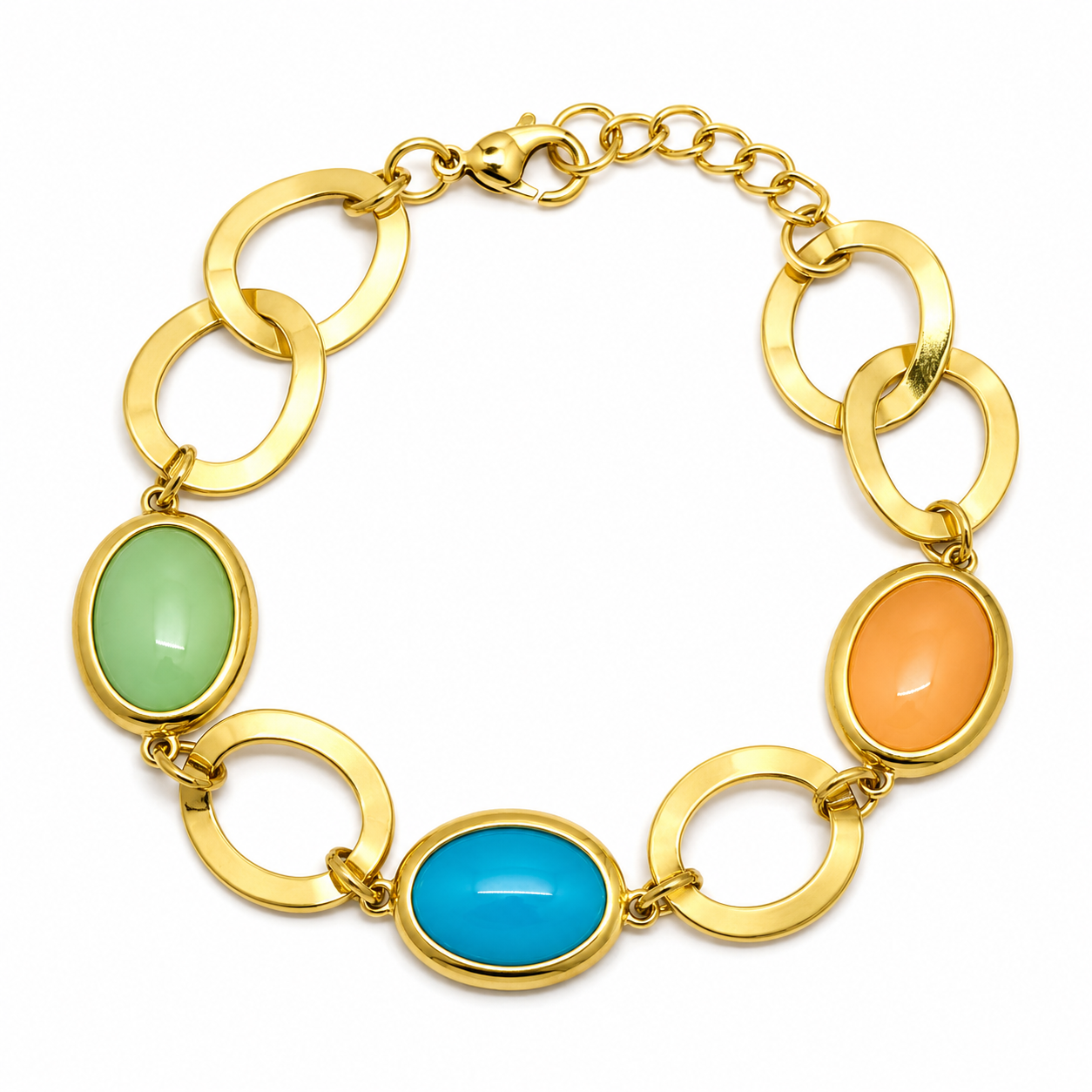 Bracciale “Ritmo Ovale” | in acciaio inox