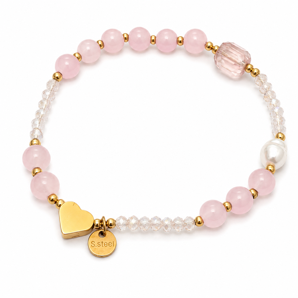 Bracciale “Carezza” | elastico | in acciaio inox
