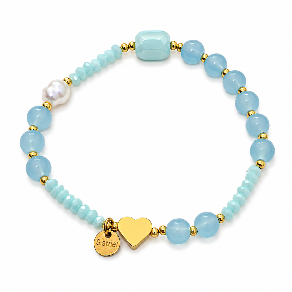 Bracciale “Carezza” | elastico | in acciaio inox