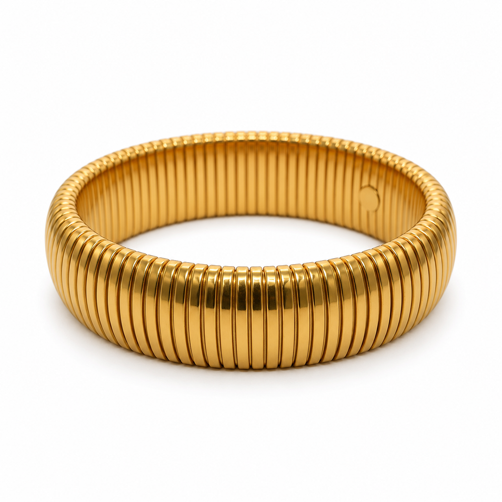 Bracciale “Plissé” | in acciaio inox