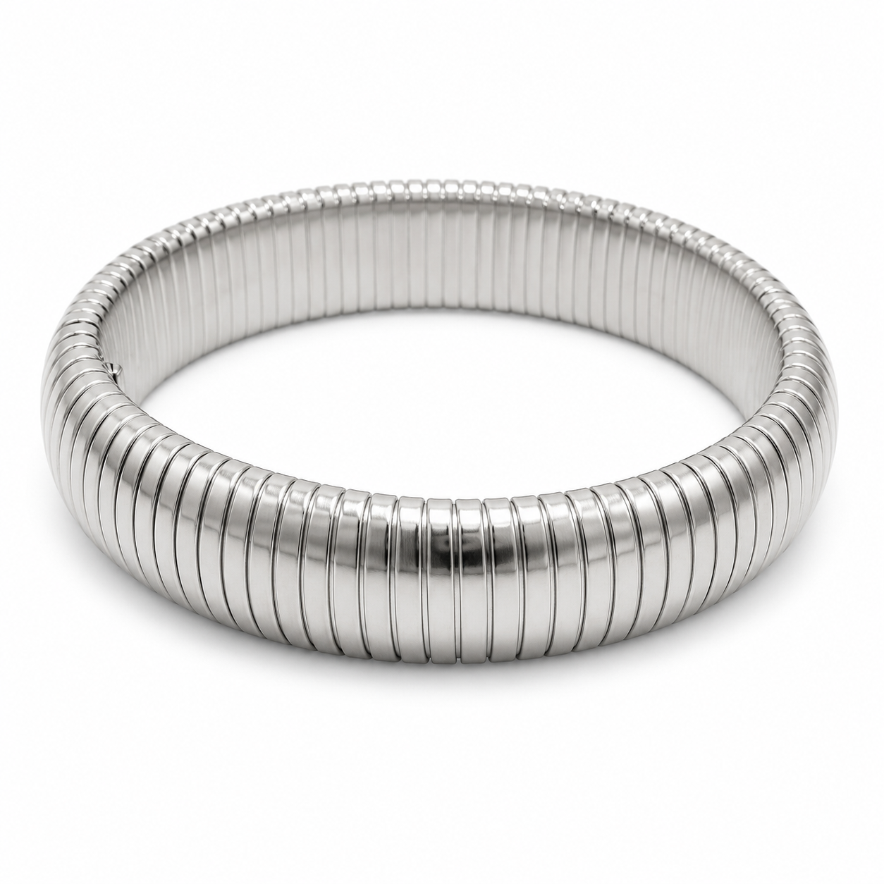 Bracciale “Plissé” | in acciaio inox