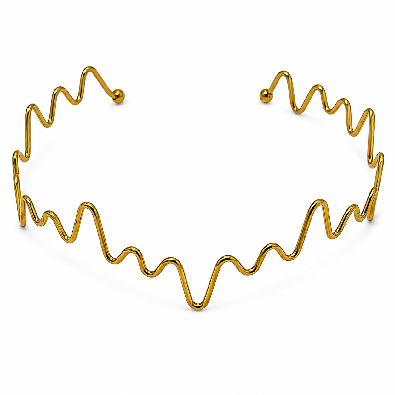 Collana “Onda Continua” | in acciaio inox