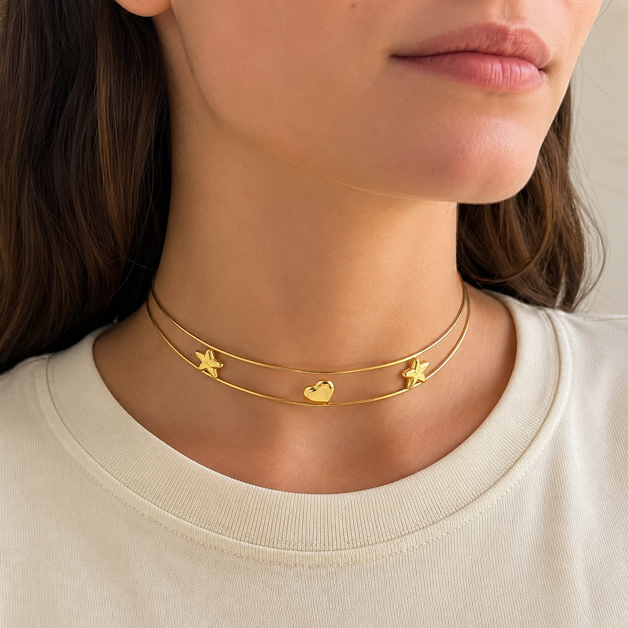 Collana “Piccoli Segni” | in acciaio inox