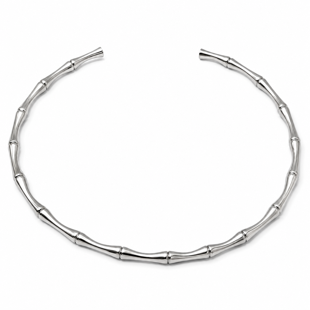 Collana “Bambù” | in acciaio inox