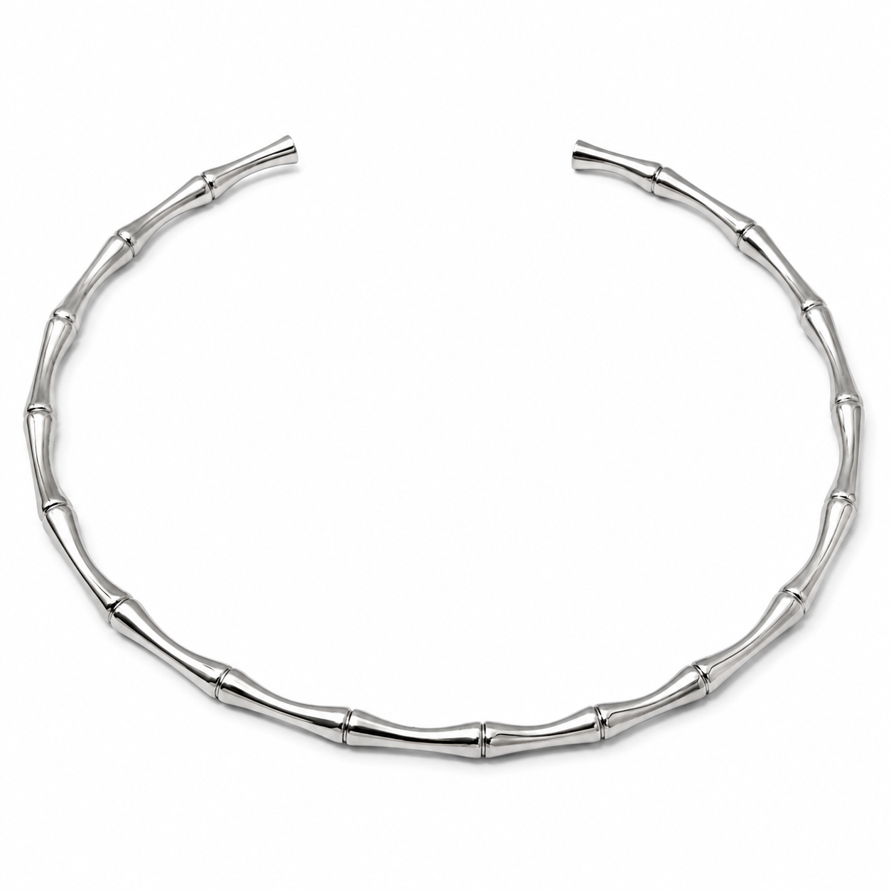Collana “Bambù” | in acciaio inox