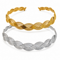 Collana “Onda Intrecciata” | in acciaio inox