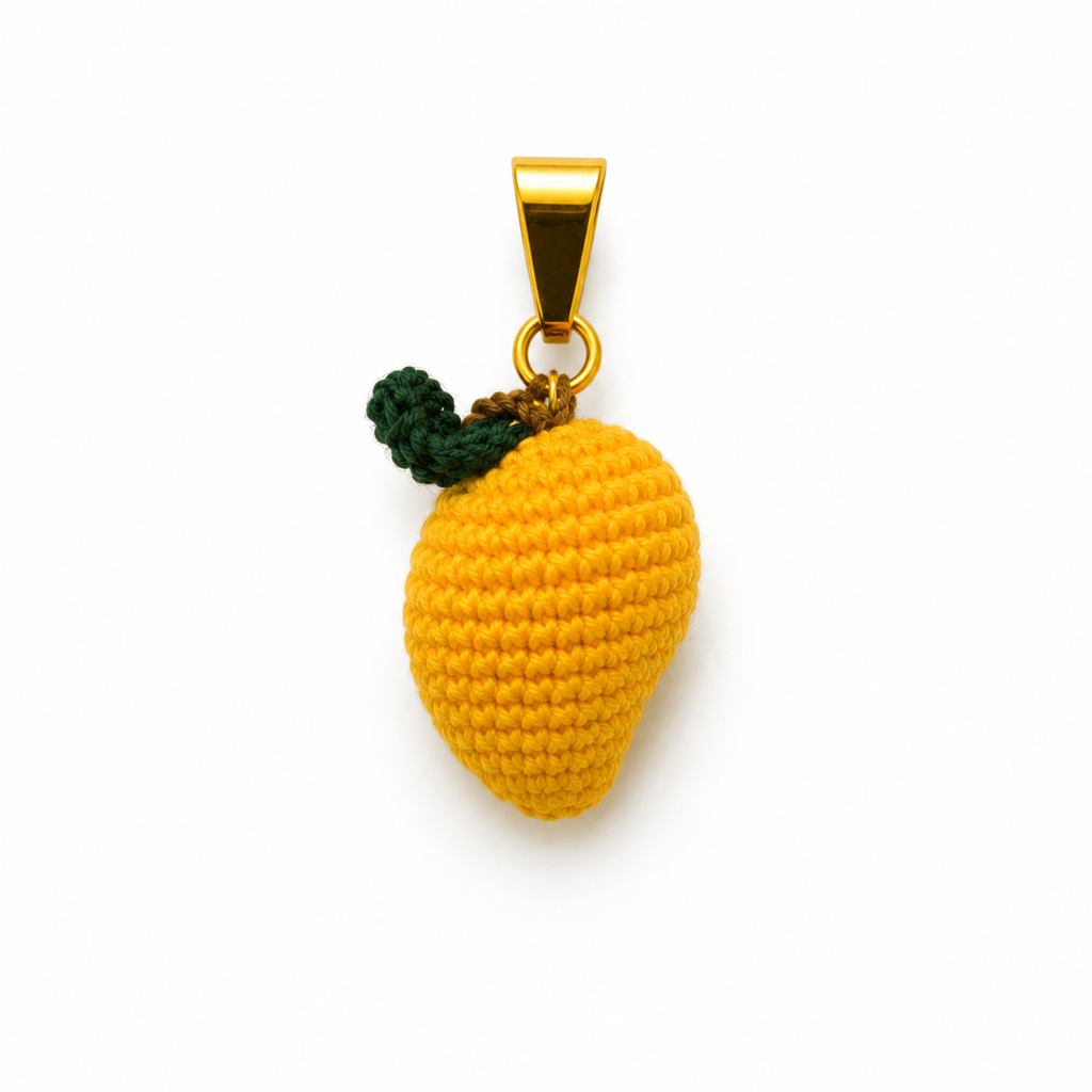 Ciondolo “Frutteto” | 2CM |in micro uncinetto