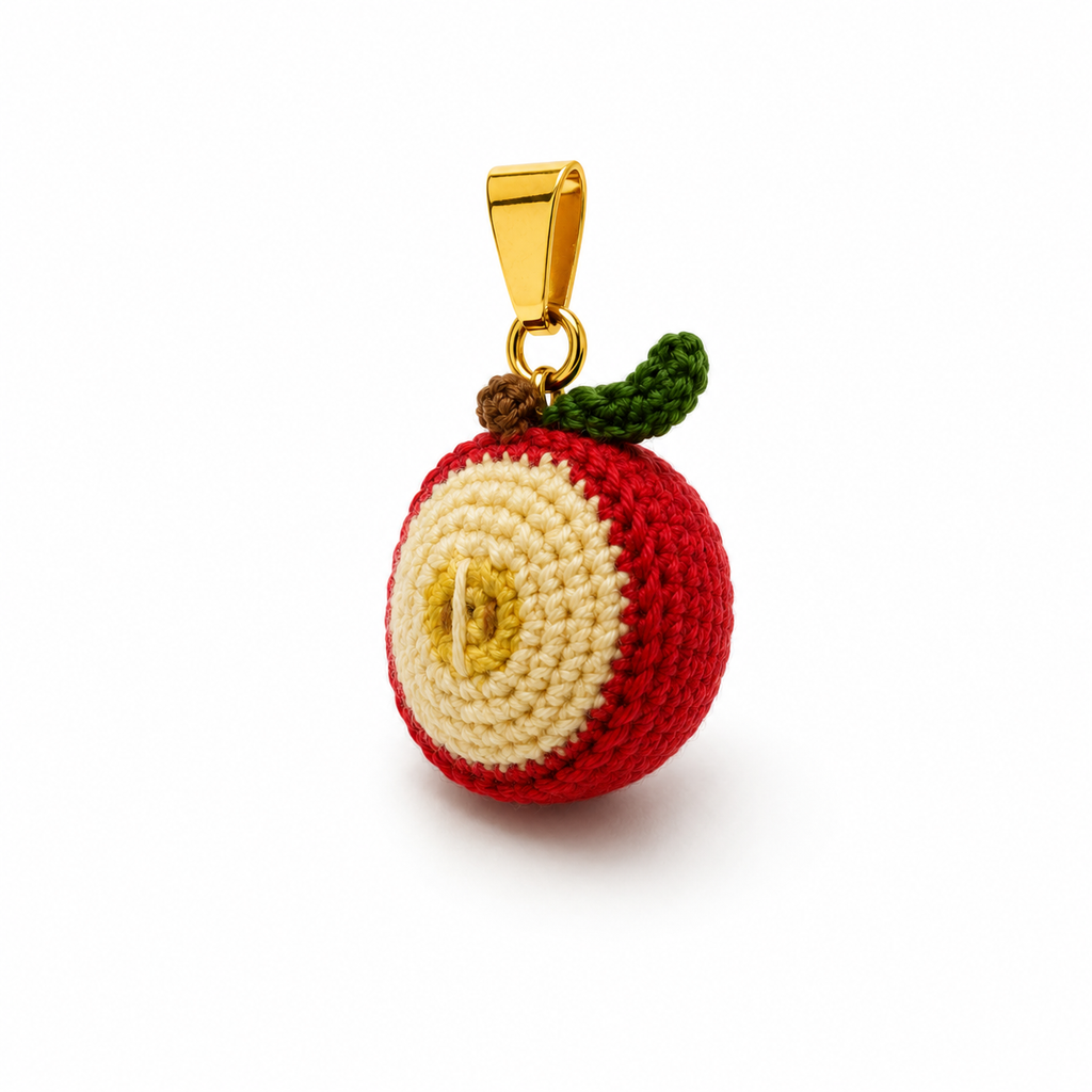 Ciondolo “Frutteto” | 2CM |in micro uncinetto