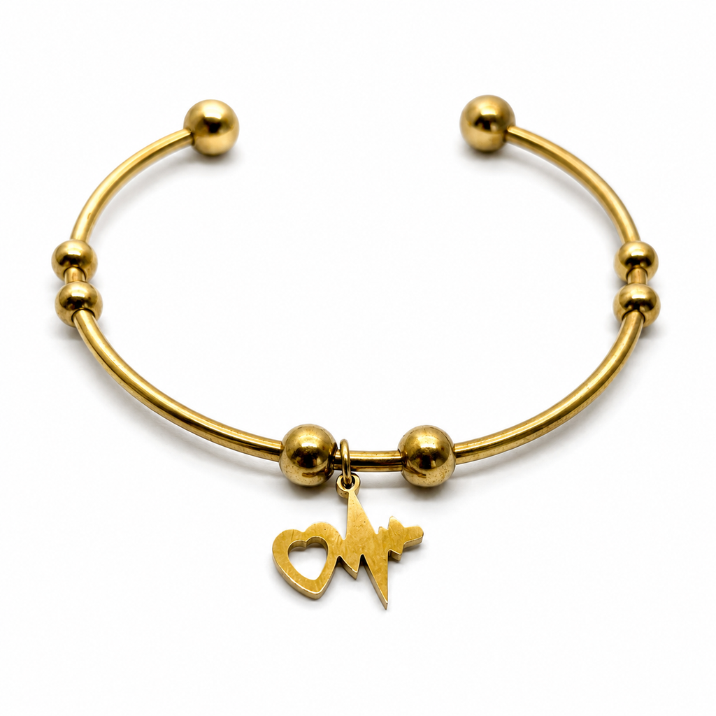 Bracciale “Battito del Cuore” | in acciaio inox