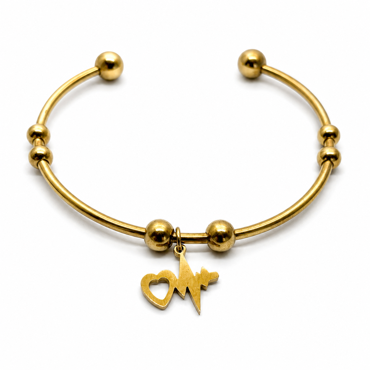 Bracciale “Battito del Cuore” | in acciaio inox