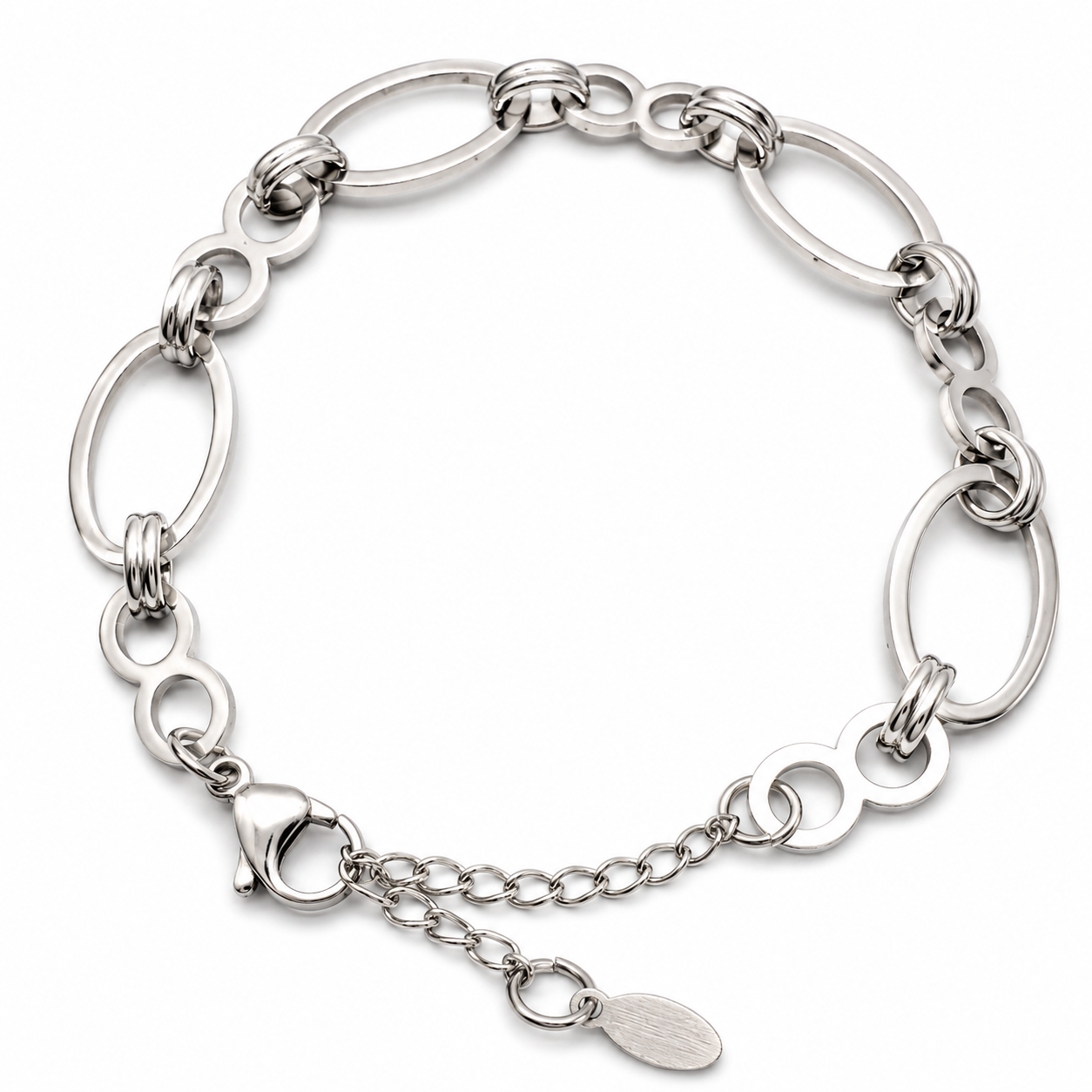 Bracciale “Ellisse”  | in acciaio inox