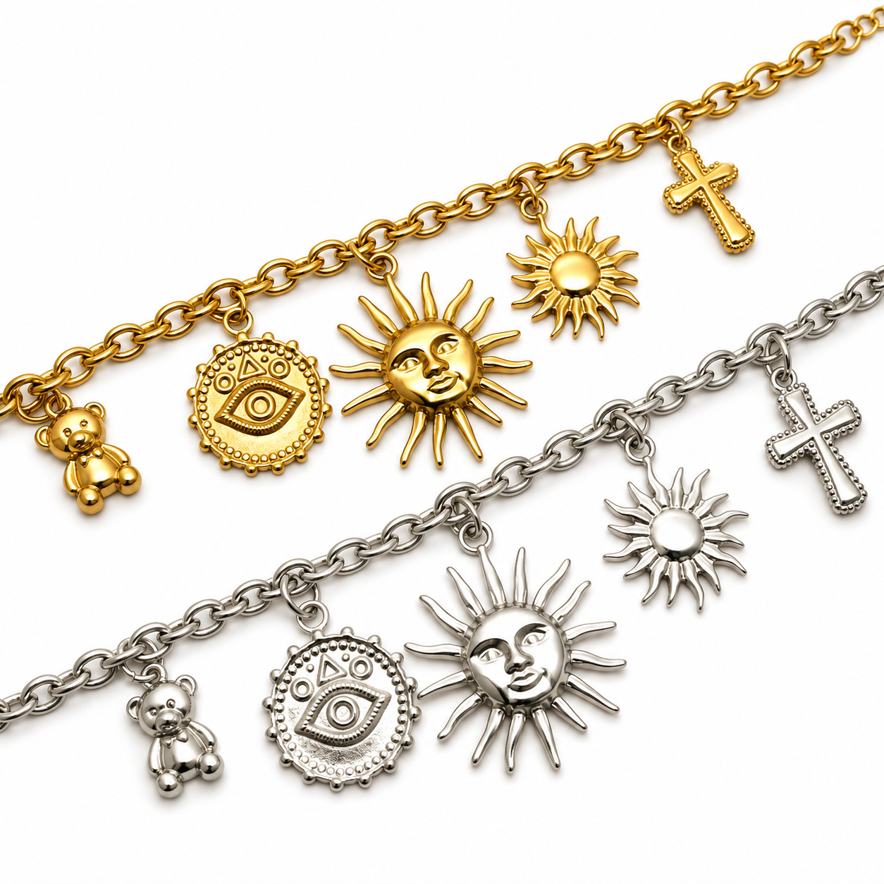 Bracciale “Amuleti Pop” | in acciaio inox