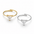 Anello “Vertice” | in acciaio inox