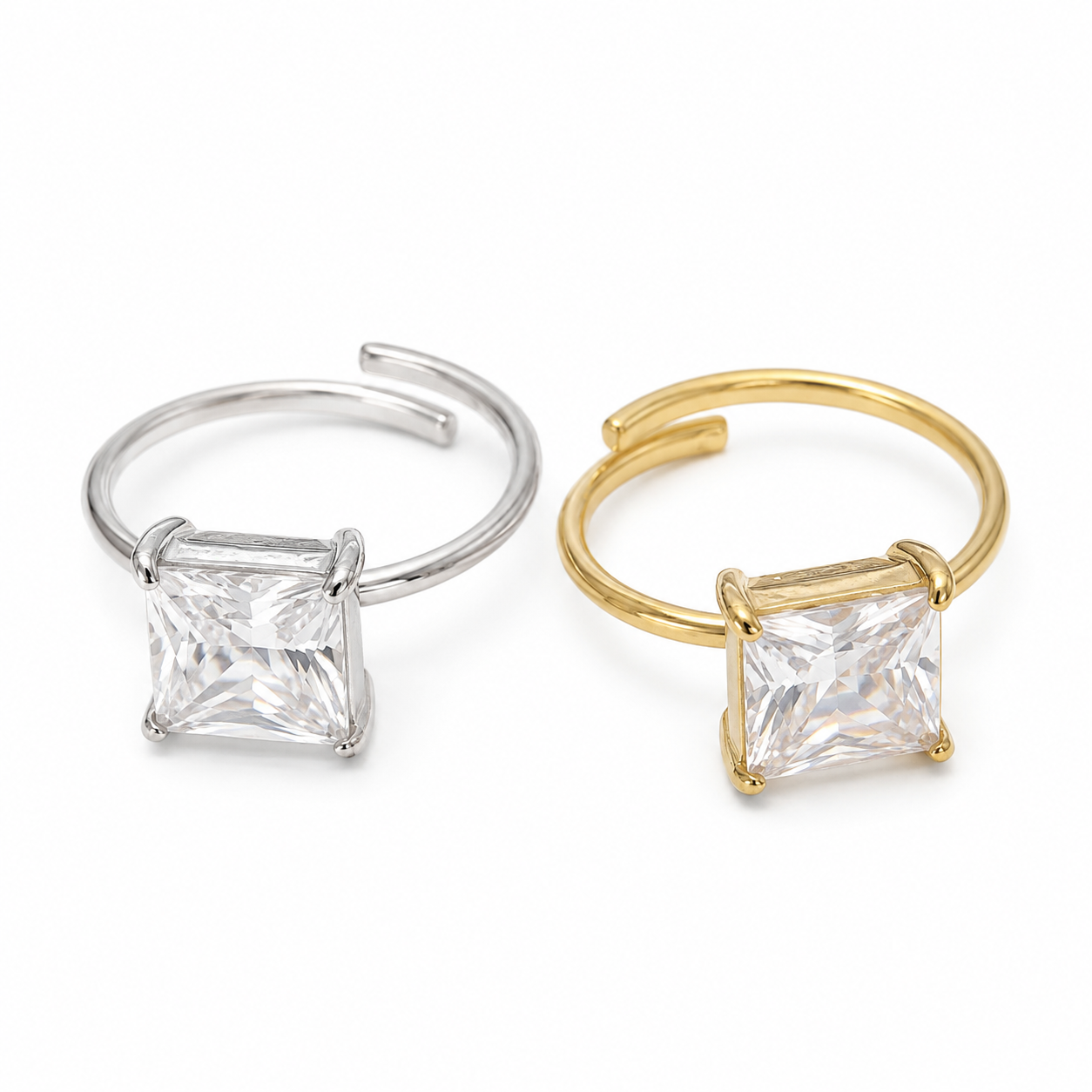 Anello “Prisma” | in acciaio inox