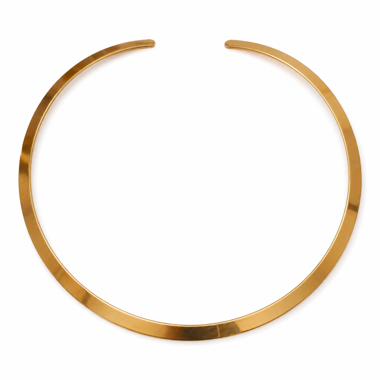 Collana “Cerchio Sospeso” | in acciaio inox