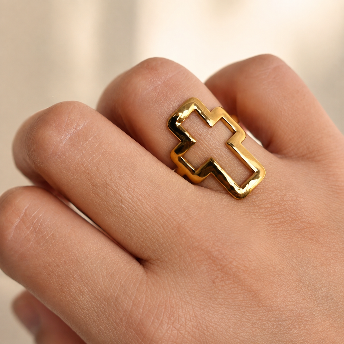 ANELLO Croce Lieve