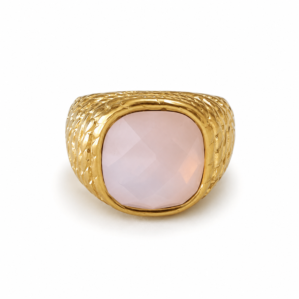 Anello “Scaglia” | in acciaio inox