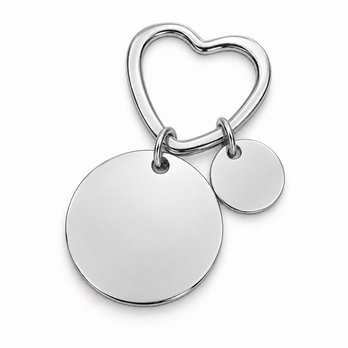 Portachiave con incisione personalizzata | in acciaio inox