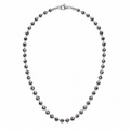 Collana Pepite grigio | in acciaio inox