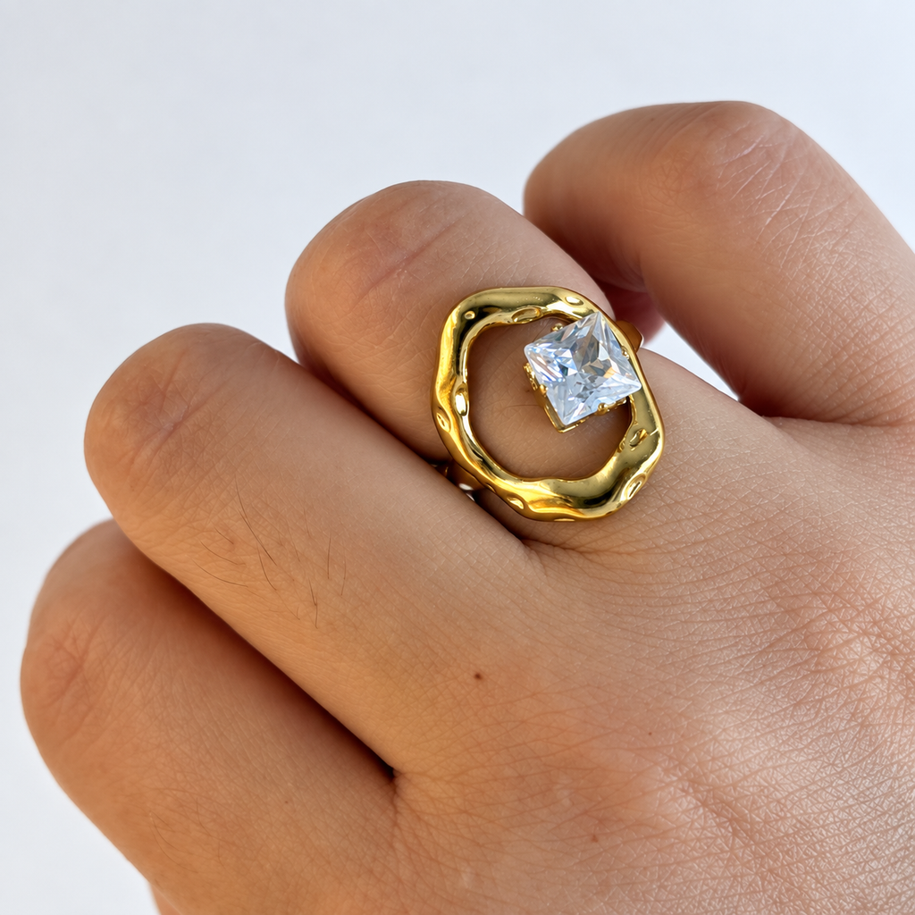 Anello Dalí | in acciaio inox