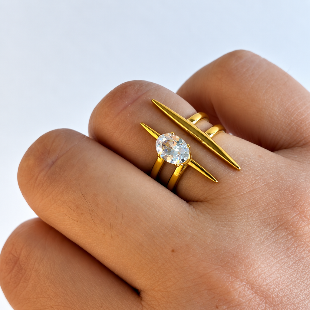 Anello Lance | in acciaio inox