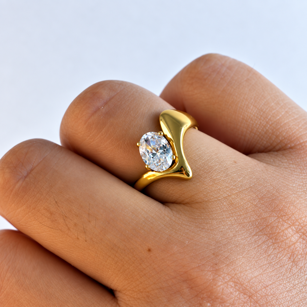 Anello Sospeso | in acciaio inox