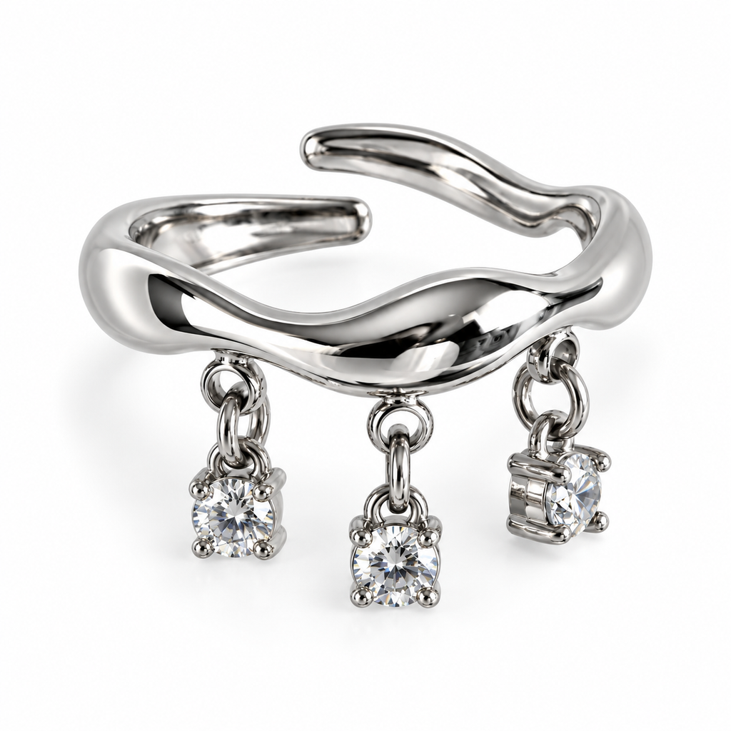 Anello Light spots | in acciaio inox