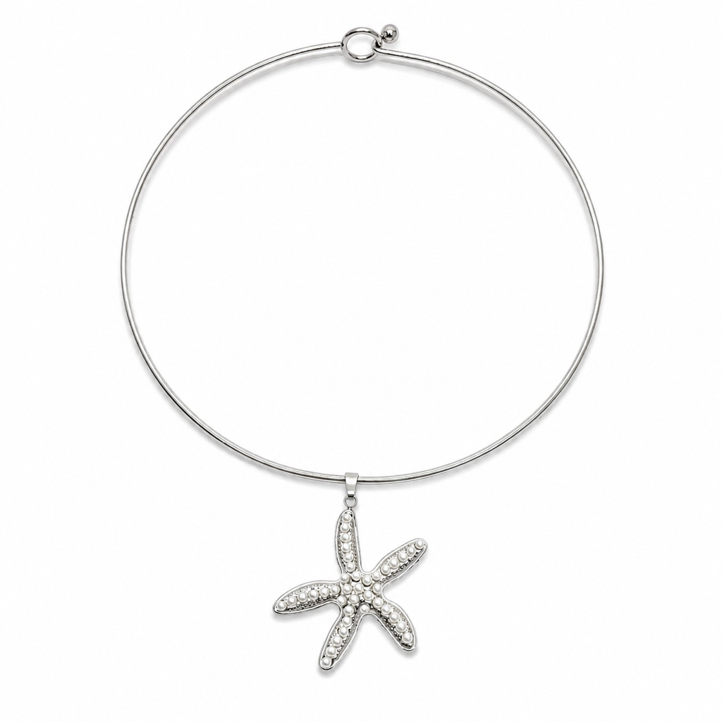 Collana “Orbita Marina” | in acciaio inox