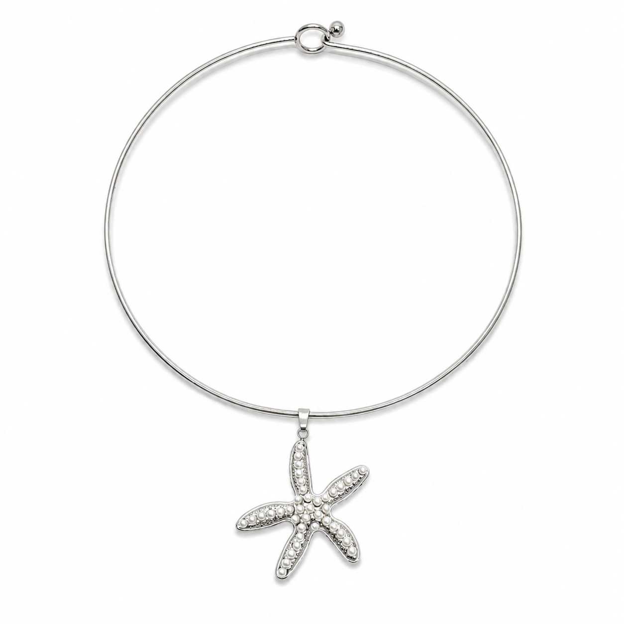 Collana “Orbita Marina” | in acciaio inox