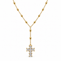 Collana Fede Celeste | in acciaio inox