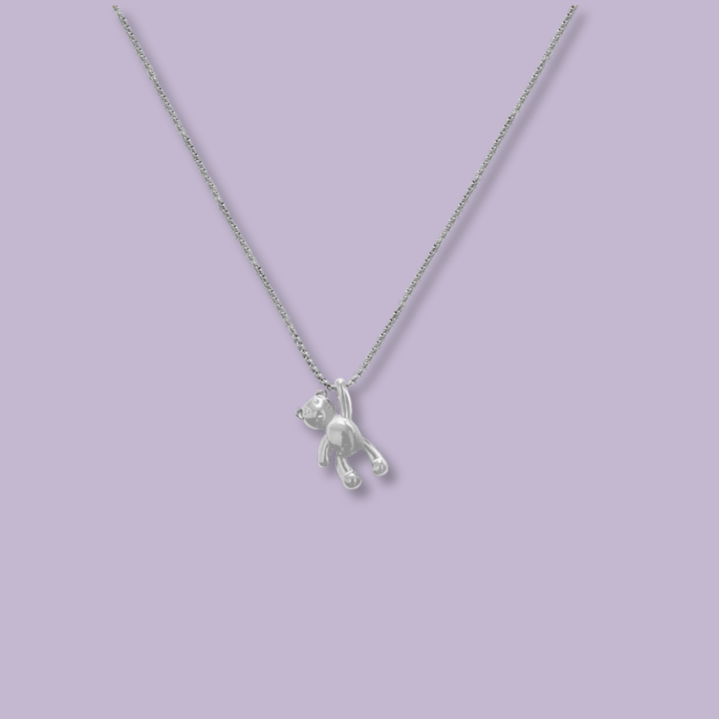 (C287)Collana Teddy appeso