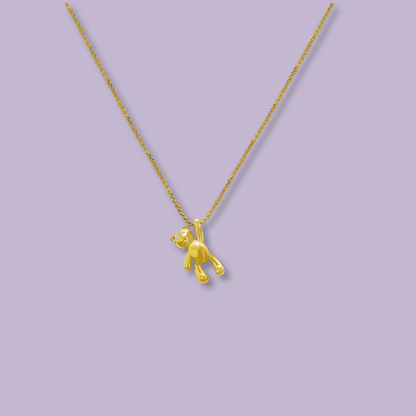 (C287)Collana Teddy appeso