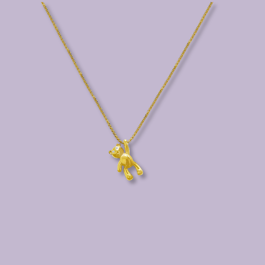 (C287)Collana Teddy appeso