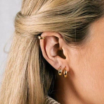 (O158)Set 3 orecchini cerchi (3 misure diverse)