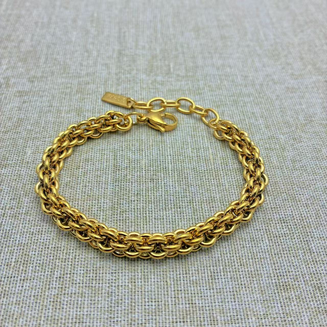 (C351) Collana/Bracciale donna essenziale girocollo