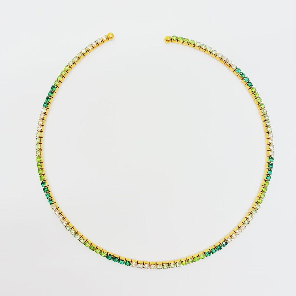 Collana tennis semirigida | in acciaio inox