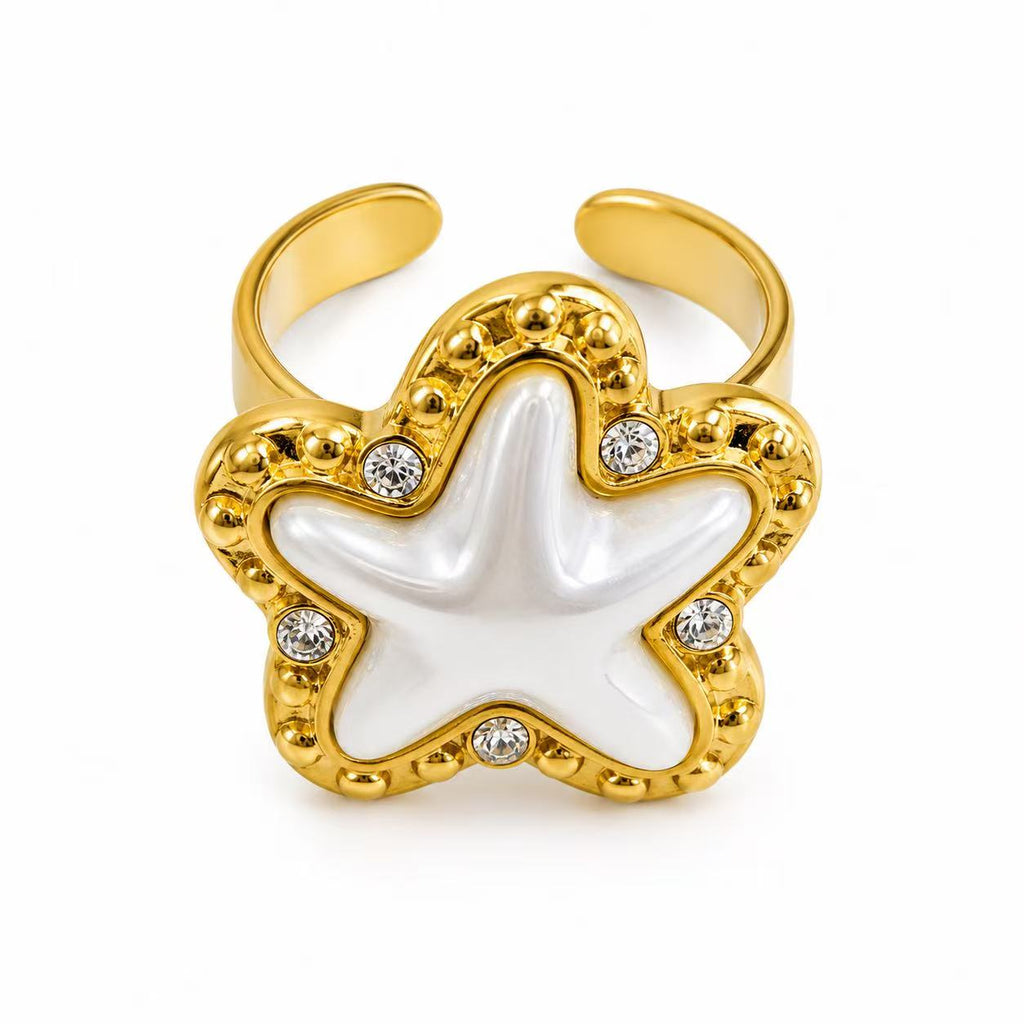 Anello “Stella Marina” | in acciaio inox
