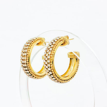 Cerchi Brillanti con Dettagli Preziosi – Eleganza Scintillante