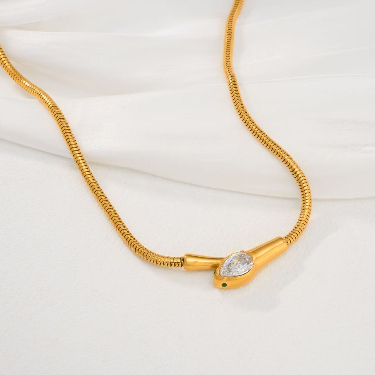Collana “Serpentina” | 45cm | in acciaio inox