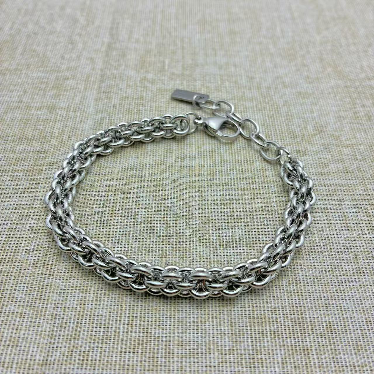 (C351) Collana/Bracciale donna essenziale girocollo